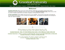 Tablet Screenshot of greenleaf.edu